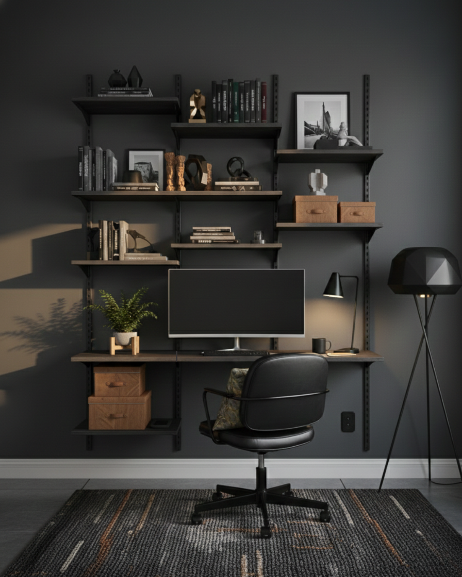 Conjunto Modulado para Escritório 185cm