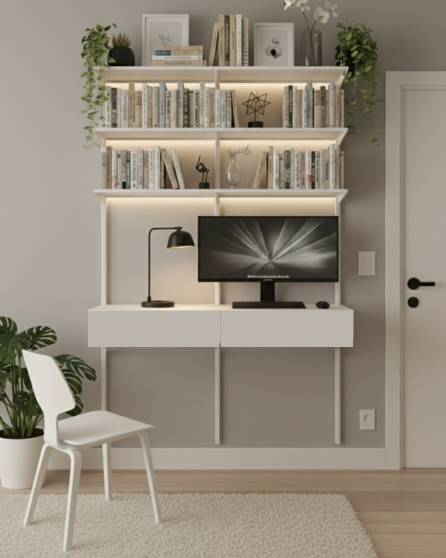 Conjunto Modulado para Escritório 125cm