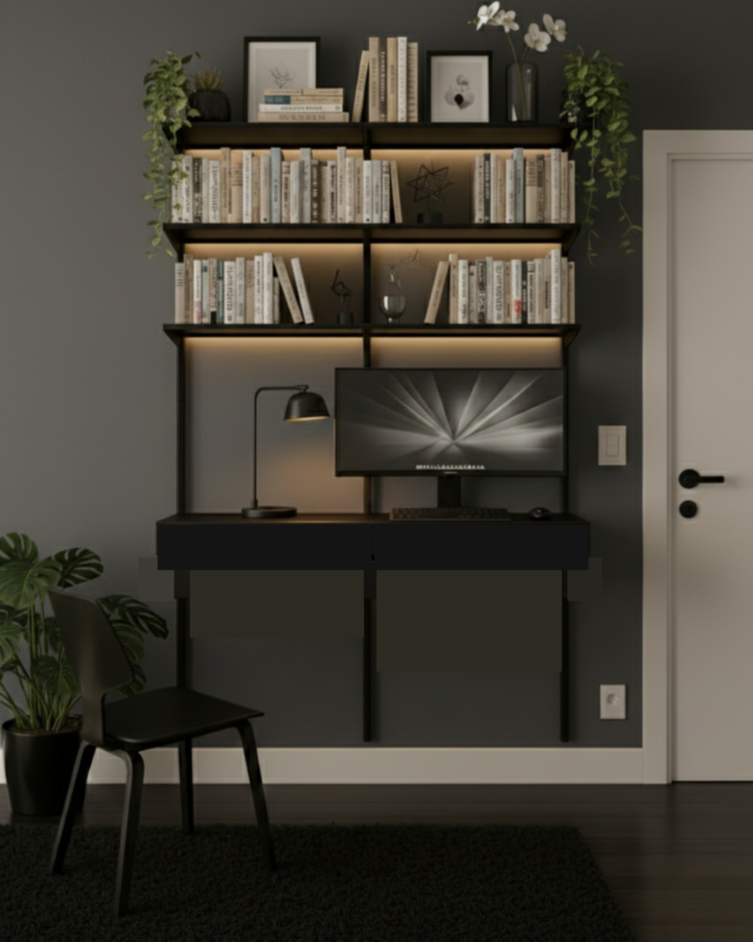 Conjunto Modulado para Escritório 125cm