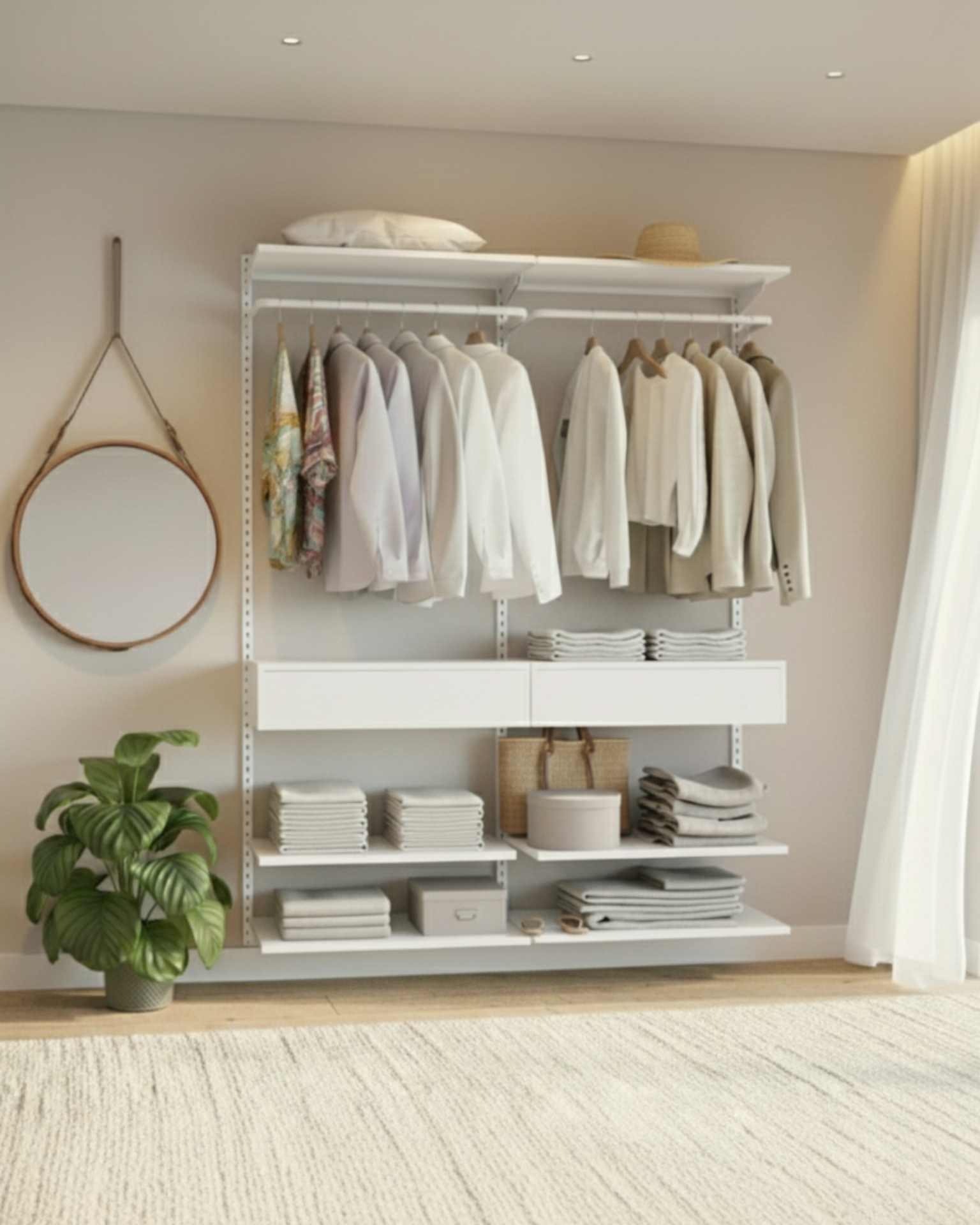 Closet Aberto Modulado Aço Inox Litoral 125cm (Pacific 50)