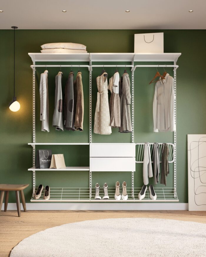 Closet Aberto Modulado para Casal 205cm (Eminence 49)