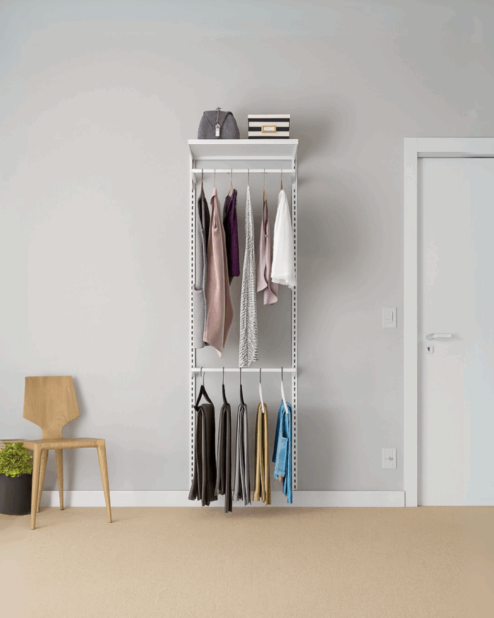 Closet Aberto Modulado para Solteiro 65cm (Aria 09)