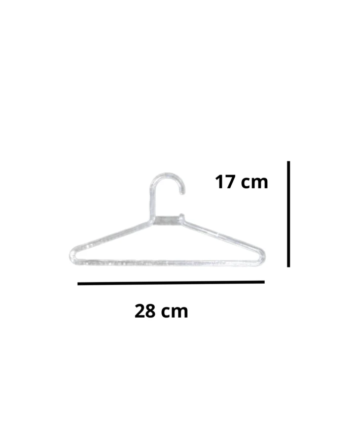 Kit 10un Cabide Infantil Cristal - Organização e Estilo - Imagem 2