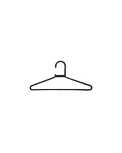 Kit 10un Cabides Infantil Preto - Organização e Estilo