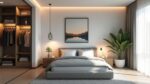 quadro-para-quarto-de-casal-com-closet-aberto