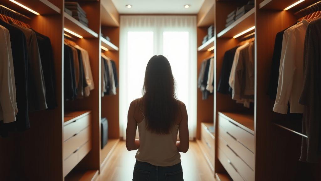 Vantagens e desvantagens práticas: closet vs guarda-roupas para decidir fácil