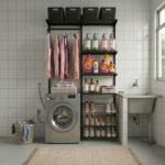Conjunto Prateleira Modulado para Lavanderia 125cm
