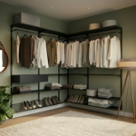 Closet Aberto Modulado em L 195cm x 145cm (Eternity 150)