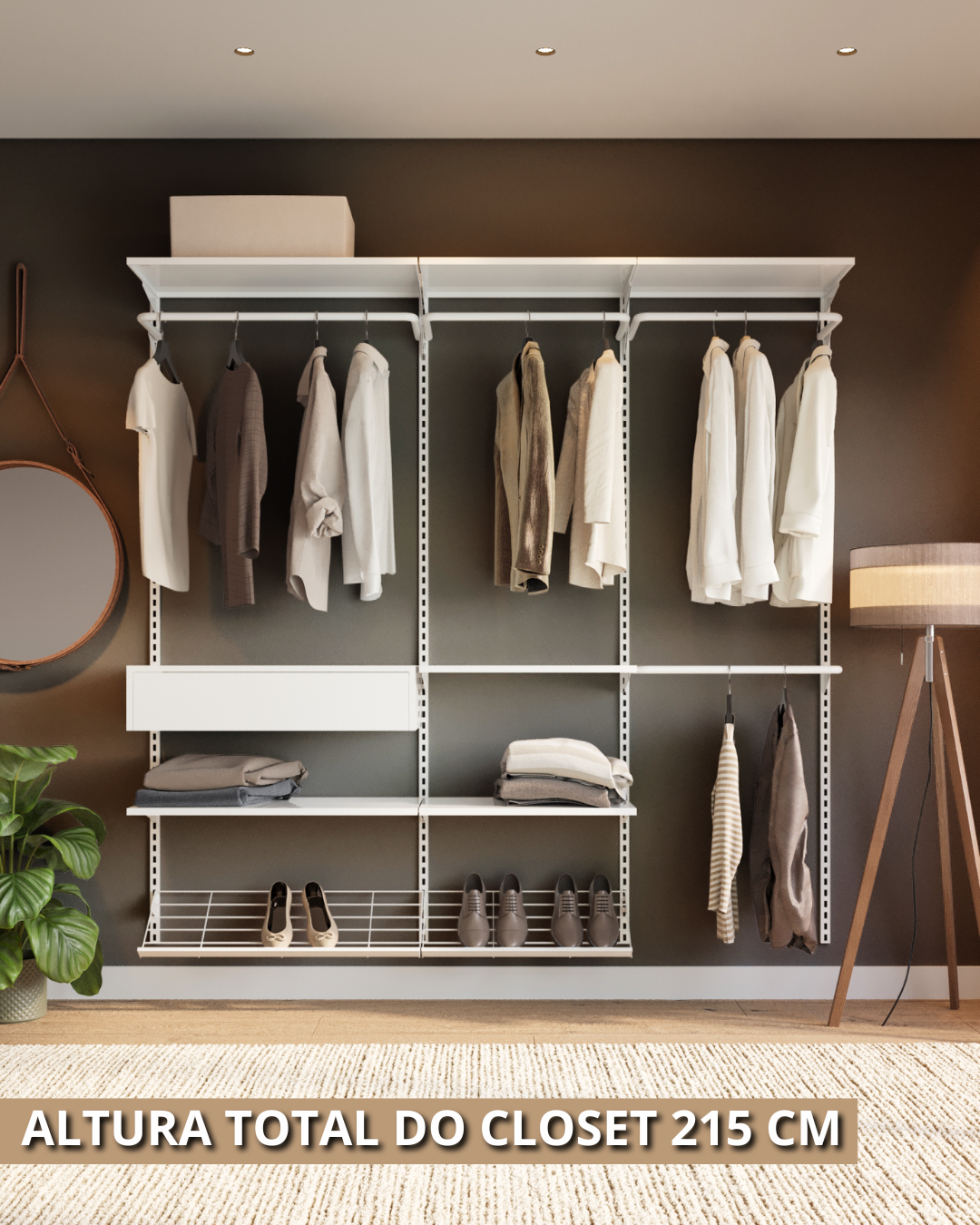Closet Personalizado (205cm) – Monte seu modelo