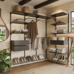 Closet Aberto Modulado em L 185cm x 115cm (Eternity 151)