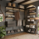Closet Aberto Modulado em L 245cm x 135cm (Eternity 152)