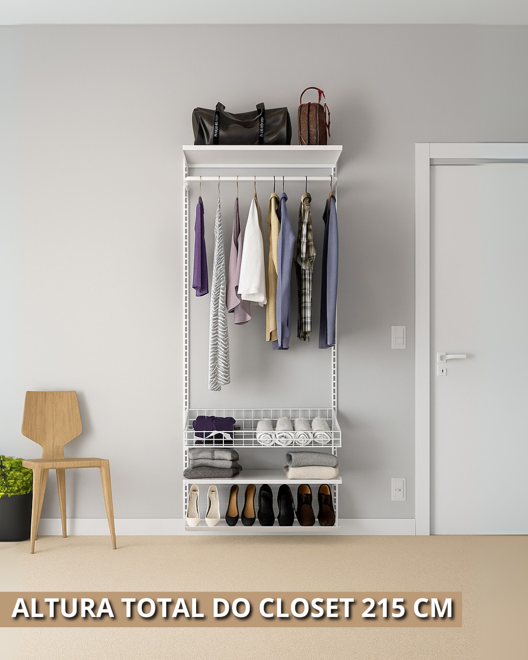 Closet Personalizado (85cm) – Monte seu modelo