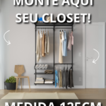 Closet Personalizado (125cm) – Monte seu modelo