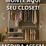 Closet Personalizado (165cm) – Monte seu modelo
