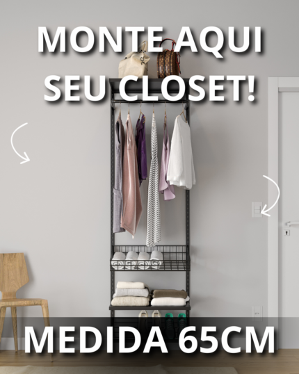 Closet Personalizado (65cm) – Monte seu modelo