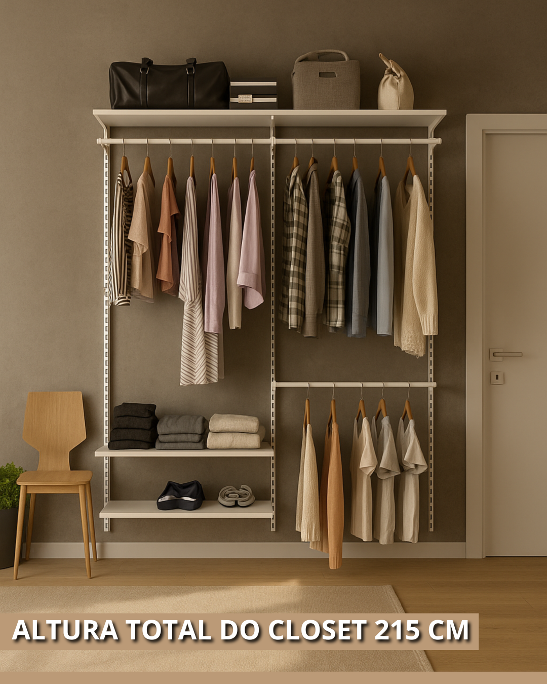 Closet Personalizado (165cm) – Monte seu modelo