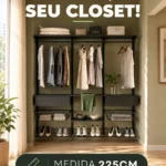Closet Personalizado (225cm) – Monte seu modelo