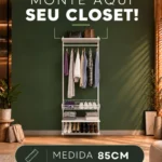 Closet Personalizado (85cm) – Monte seu modelo