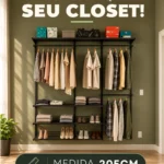 Closet Personalizado (205cm) – Monte seu modelo