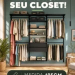 Closet Personalizado (185cm) – Monte seu modelo